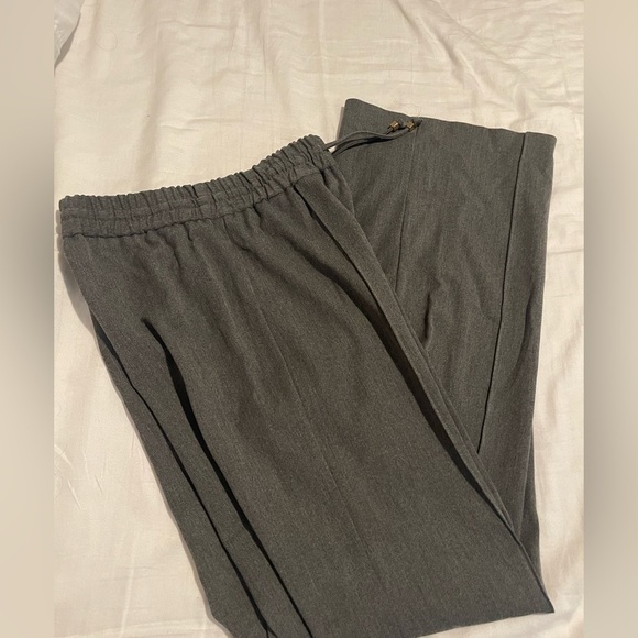 Zara Gray Wide Leg New - Picture 1 of 7